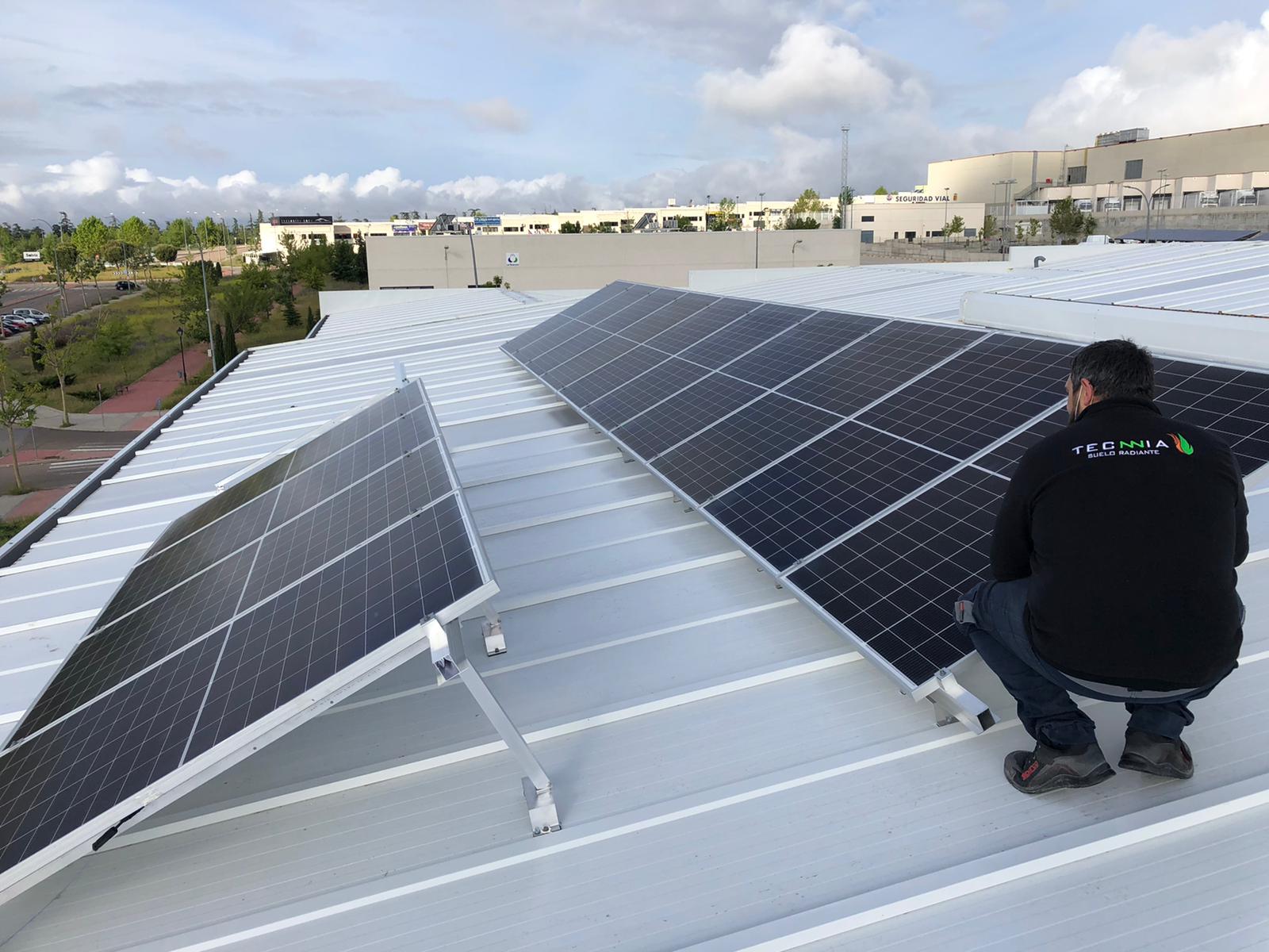 Las placas solares funcionan en invierno