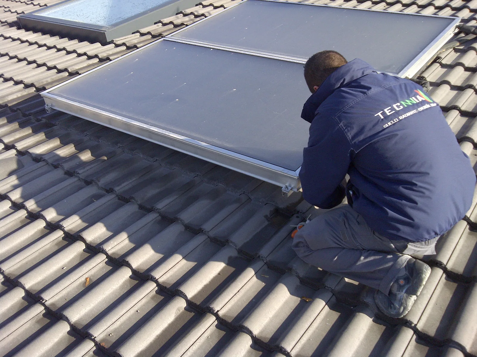 Instalación solar térmica realizada por Tecnnia